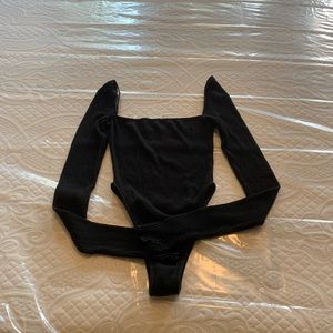 Are you am I square neck body suit anke